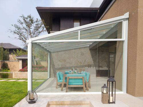 Outdoor Glass Room - Canoports UK