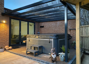 Canoports Simplicity Xtra Veranda Installation Hottub Leeds