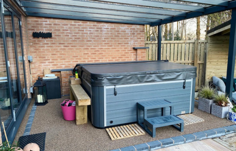 Canoports Simplicity Xtra Veranda Installation Hottub Leeds