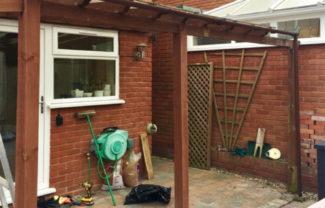 canoports Simplicity 16 Veranda Installation Preston Before and After