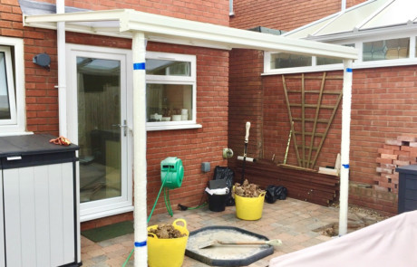 canoports Simplicity 16 Veranda Installation Preston Before and After