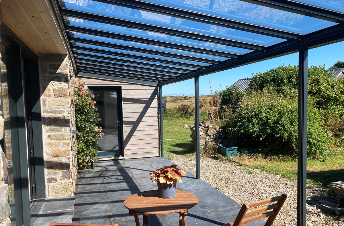 Canoports Simplicity 6 Veranda Installed In Pembrokeshire
